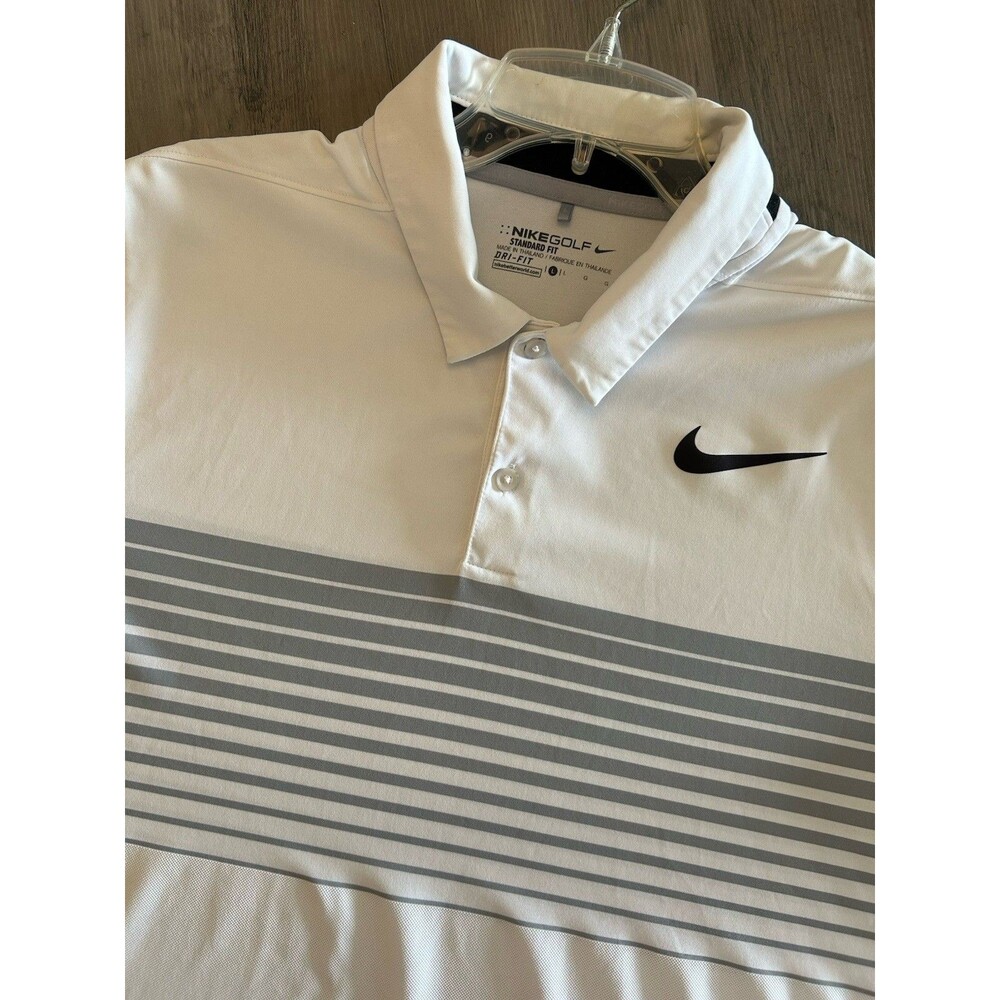 Nike Golf Standard Fit Polo T-Shirt Dri Fit Mens Size L
